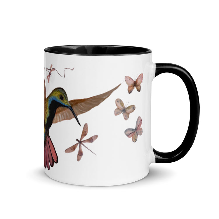 Harmony in Flight - Artisan Hummingbird Mug