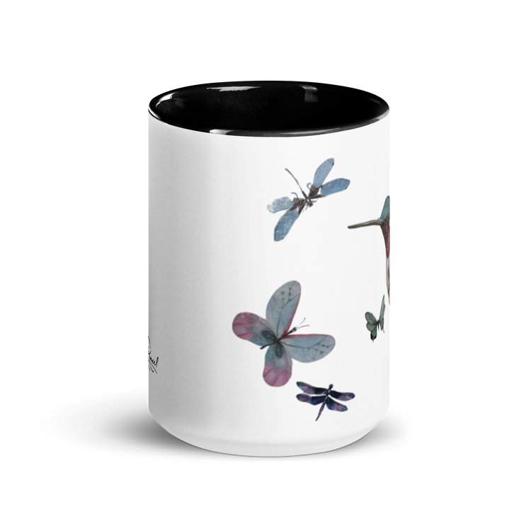 Fluttering Dreams - Artisan Hummingbird Mug