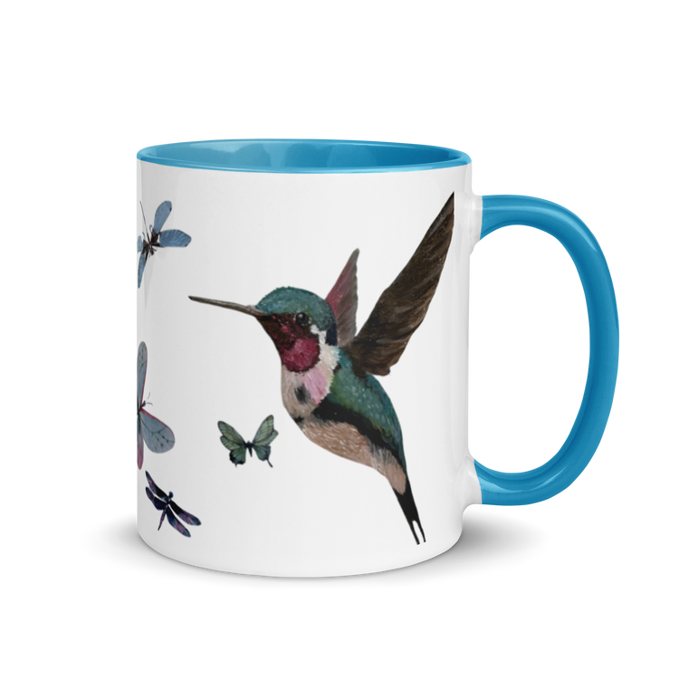 Fluttering Dreams - Artisan Hummingbird Mug