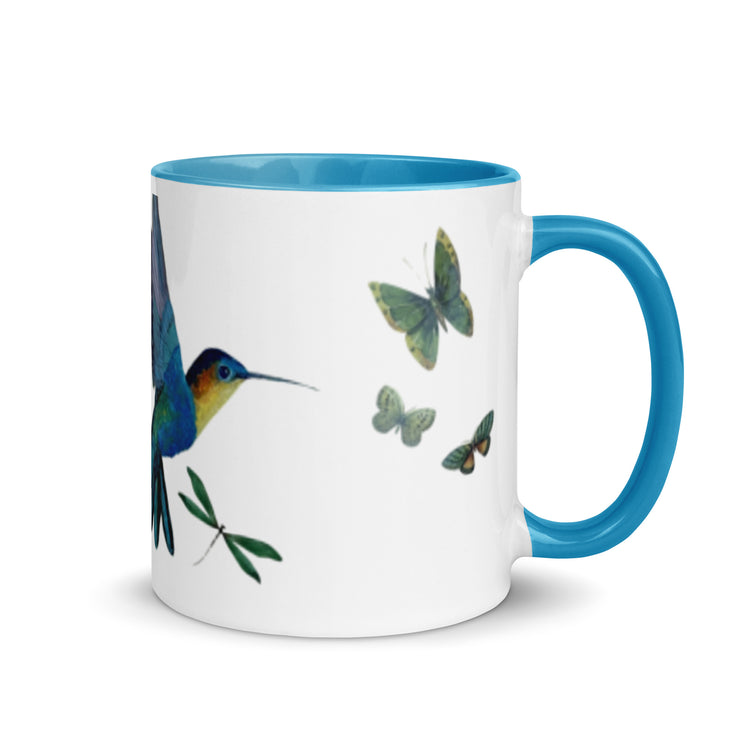 Whispers of Nature - Artisan Hummingbird Mug