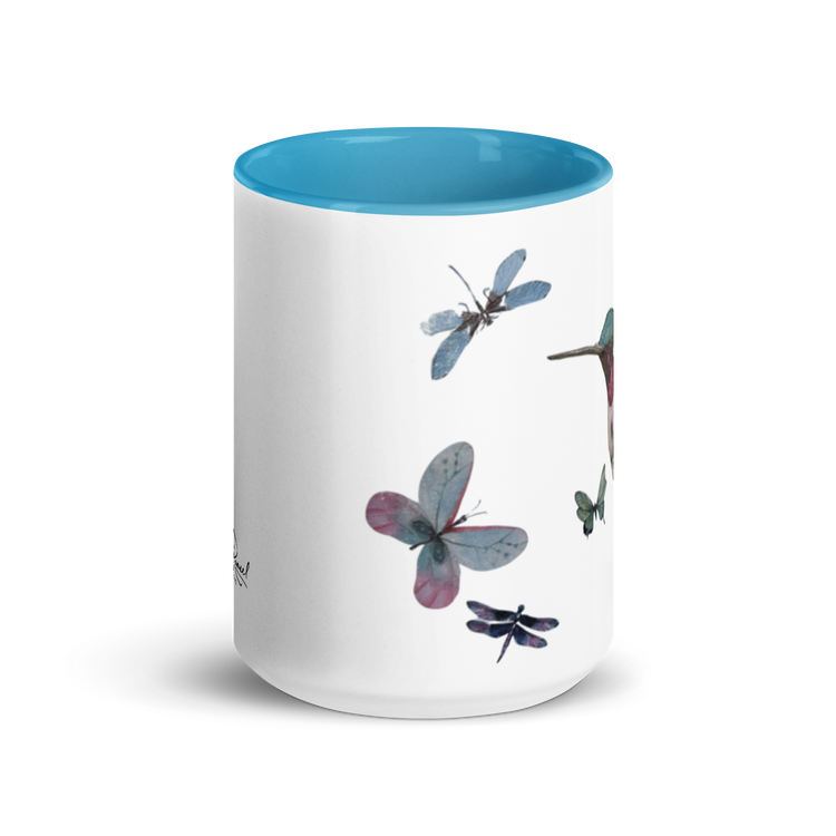 Fluttering Dreams - Artisan Hummingbird Mug