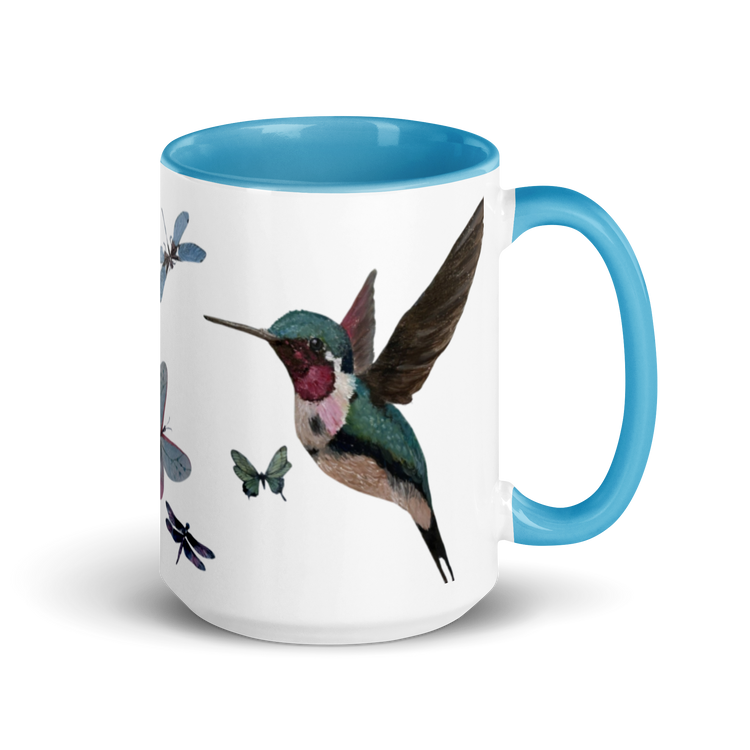 Fluttering Dreams - Artisan Hummingbird Mug