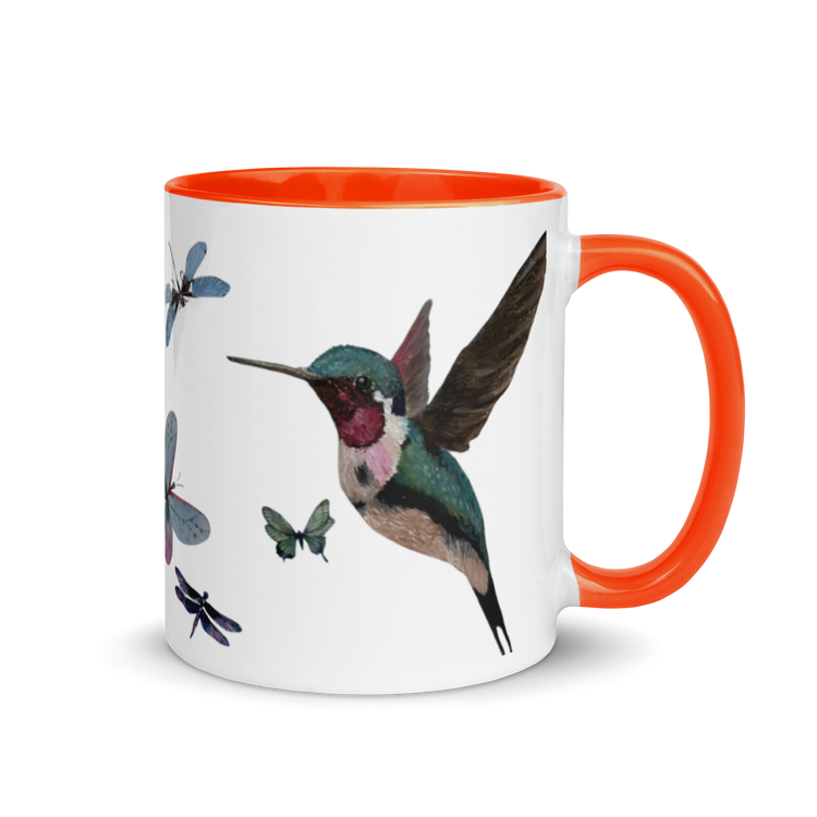 Fluttering Dreams - Artisan Hummingbird Mug