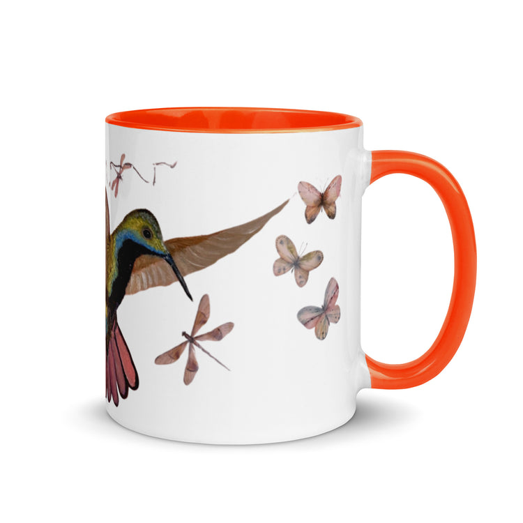 Harmony in Flight - Artisan Hummingbird Mug