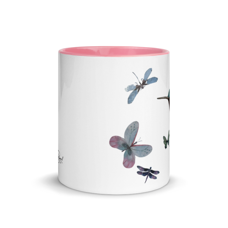 Fluttering Dreams - Artisan Hummingbird Mug