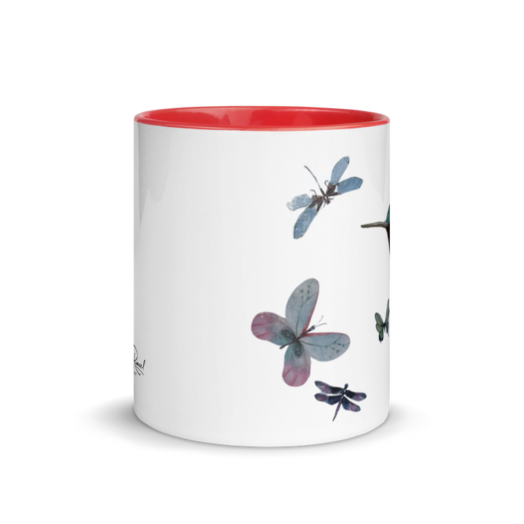 Fluttering Dreams - Artisan Hummingbird Mug