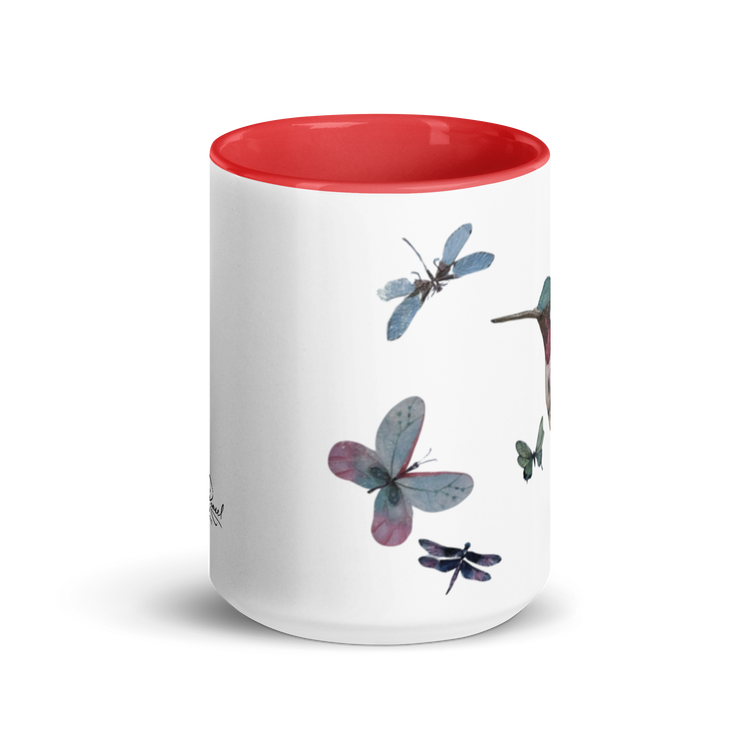 Fluttering Dreams - Artisan Hummingbird Mug