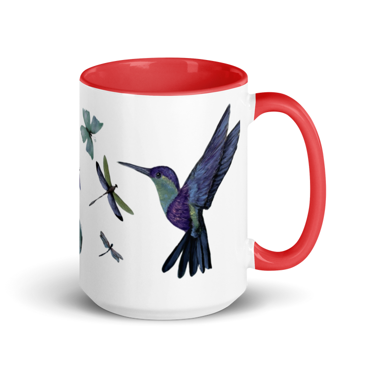 Wings of Wonder -  Artisan Hummingbird Mug