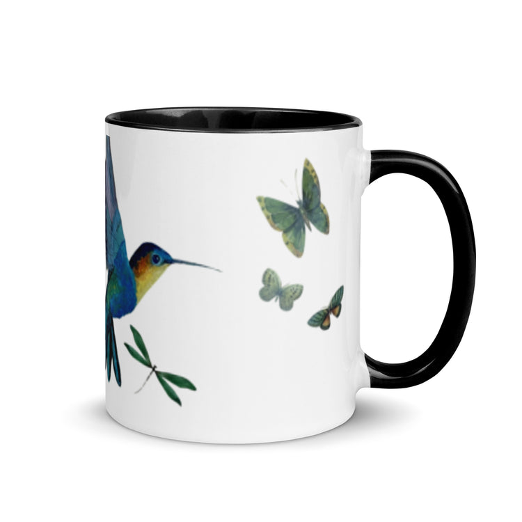 Whispers of Nature - Artisan Hummingbird Mug