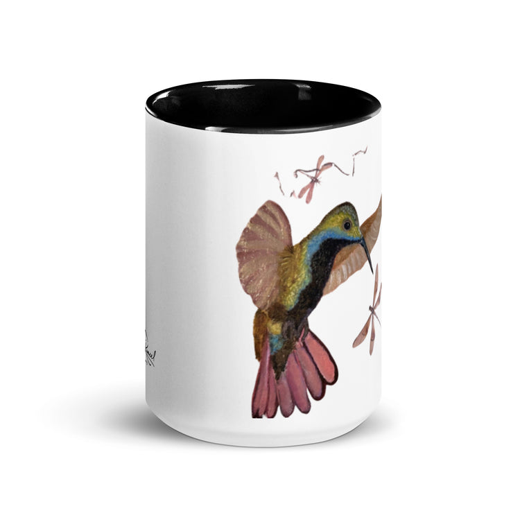 Harmony in Flight - Artisan Hummingbird Mug