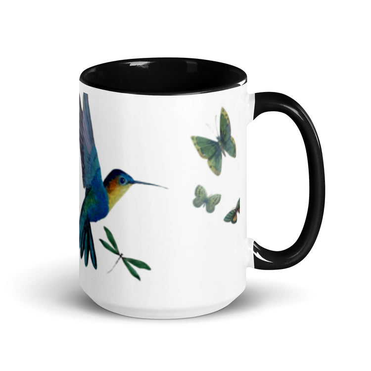 Whispers of Nature - Artisan Hummingbird Mug