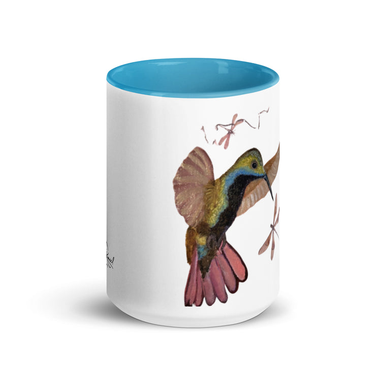 Harmony in Flight - Artisan Hummingbird Mug