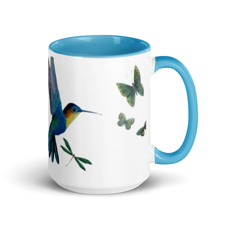 Whispers of Nature - Artisan Hummingbird Mug