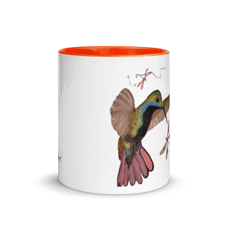 Harmony in Flight - Artisan Hummingbird Mug