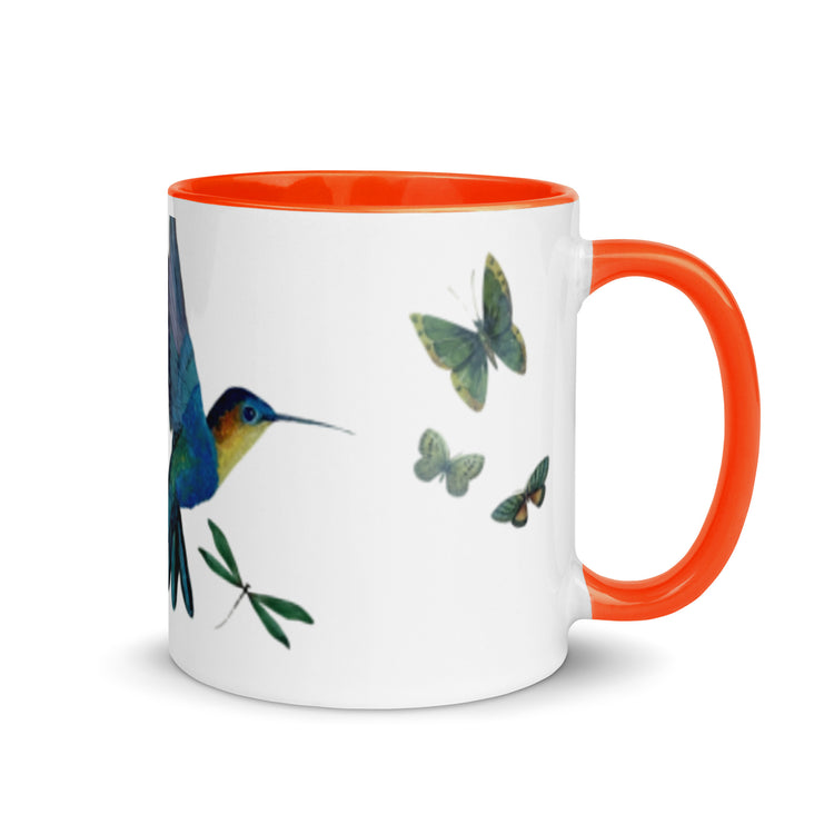 Whispers of Nature - Artisan Hummingbird Mug