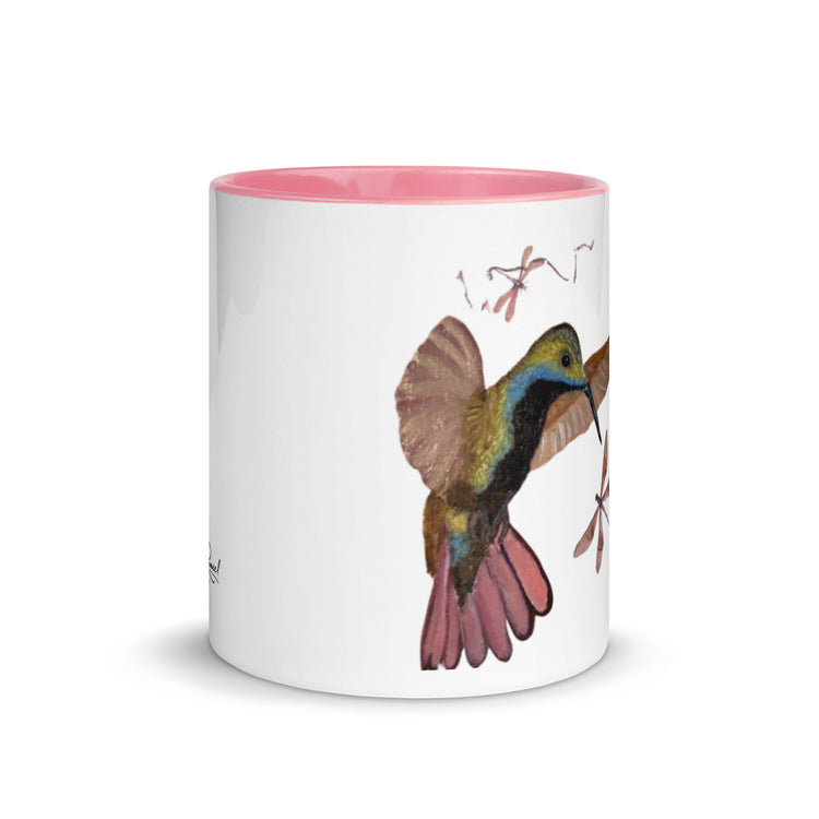 Harmony in Flight - Artisan Hummingbird Mug