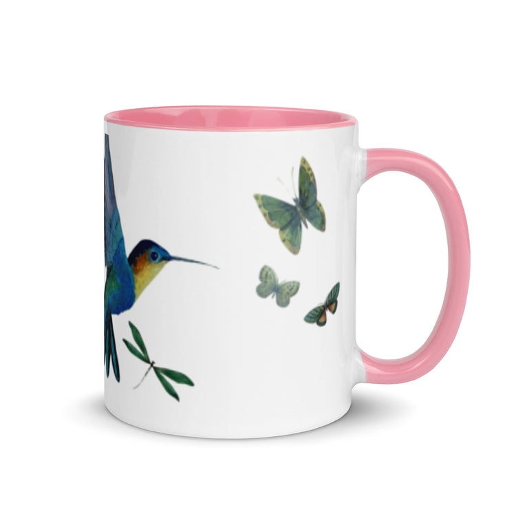 Whispers of Nature - Artisan Hummingbird Mug