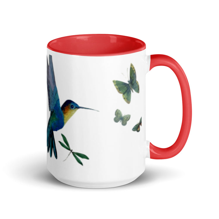 Whispers of Nature - Artisan Hummingbird Mug