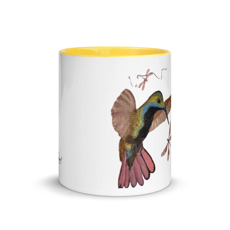 Harmony in Flight - Artisan Hummingbird Mug