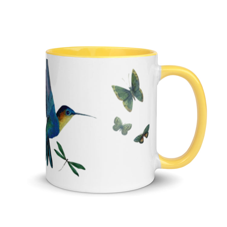Whispers of Nature - Artisan Hummingbird Mug